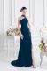 Exceptional Sleeveless Sweep Train Lace Up Beading Prom Evening Gown