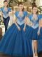 High End Teal Quinceanera Gown Military Ball and Sweet 16 and Quinceanera with Beading Straps Sleeveless Lace Up