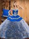Exceptional Multi-color Vestidos de Quinceanera Military Ball and Sweet 16 and Quinceanera with Embroidery Sweetheart Sleeveless Sweep Train Lace Up