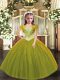 Perfect Straps Sleeveless Tulle Pageant Dress Beading Lace Up