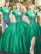 Traditional Sleeveless Beading Lace Up Quinceanera Dress