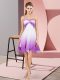 Multi-color Sleeveless Beading Asymmetrical Prom Party Dress