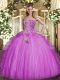 Excellent Organza Sleeveless Floor Length Quinceanera Dresses and Beading and Ruffles