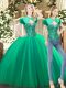 Inexpensive Floor Length Ball Gowns Sleeveless Green Sweet 16 Quinceanera Dress Lace Up