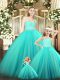 Sleeveless Beading and Lace Zipper Quinceanera Dresses