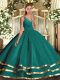 Discount Ruching Sweet 16 Dresses Turquoise Backless Sleeveless Floor Length