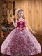 Top Selling Multi-color Girls Pageant Dresses Sweet 16 and Quinceanera with Embroidery and Ruffles Straps Sleeveless Lace Up