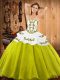 Sleeveless Lace Up Floor Length Embroidery Quinceanera Gowns