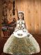 Hot Selling Multi-color Lace Up Girls Pageant Dresses Embroidery Sleeveless Floor Length
