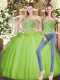 High Quality Lace Up Vestidos de Quinceanera Beading and Ruffles Sleeveless Floor Length