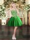 Green Sweetheart Lace Up Beading Prom Dresses Sleeveless