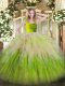 Floor Length Ball Gowns Sleeveless Multi-color Vestidos de Quinceanera Zipper