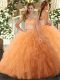 Wonderful Tulle Sleeveless Floor Length Quince Ball Gowns and Ruffles