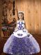 Ball Gowns Pageant Dress for Teens Multi-color Straps Fabric With Rolling Flowers Sleeveless Floor Length Lace Up