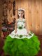Discount Sleeveless Embroidery and Ruffles Floor Length Pageant Dress for Teens