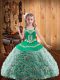 Latest Floor Length Lace Up Kids Formal Wear Multi-color for Sweet 16 and Quinceanera with Embroidery and Ruffles