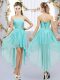 Traditional Sweetheart Sleeveless Chiffon Quinceanera Court of Honor Dress Beading Lace Up