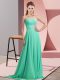 Apple Green Prom Party Dress Prom and Party and Military Ball with Beading and Appliques Sweetheart Sleeveless Lace Up