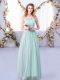 Delicate Sleeveless Lace and Belt Side Zipper Wedding Guest Dresses