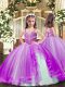 Sleeveless Beading Lace Up High School Pageant Dress
