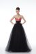 Extravagant Black Sleeveless Beading Floor Length Homecoming Dress