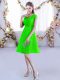 Gorgeous Mini Length A-line Cap Sleeves Quinceanera Dama Dress Lace Up