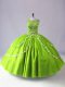 Attractive Scoop Sleeveless Tulle Quinceanera Gown Beading and Appliques Zipper