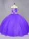 Customized Sleeveless Beading Lace Up Vestidos de Quinceanera