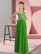 Green Sweetheart Neckline Beading Homecoming Dress Sleeveless Lace Up