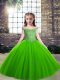 Perfect Beading Child Pageant Dress Lace Up Sleeveless Floor Length