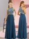 Fantastic Sleeveless Side Zipper Floor Length Beading Womens Evening Dresses