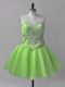 Inexpensive Sweetheart Lace Up Beading Teens Party Dress Sleeveless