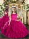 Best Sleeveless Ruffles Lace Up Little Girls Pageant Dress Wholesale