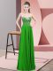 Green Sweetheart Neckline Beading Homecoming Dress Sleeveless Zipper