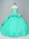 Affordable Sleeveless Court Train Lace Up Embroidery Ball Gown Prom Dress