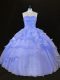 Inexpensive Floor Length Ball Gowns Sleeveless Lavender Quinceanera Dresses Lace Up