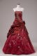Beauteous Organza and Taffeta Sleeveless Floor Length Ball Gown Prom Dress and Beading and Embroidery