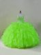 Ball Gown Prom Dress Sweet 16 and Quinceanera with Ruffles Sweetheart Sleeveless Lace Up