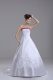 White Satin Lace Up Bridal Gown Sleeveless Brush Train Beading and Embroidery