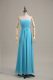 Ruching Dress for Prom Baby Blue Zipper Sleeveless Floor Length