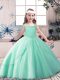 Amazing Green Off The Shoulder Neckline Beading Pageant Dress for Womens Sleeveless Lace Up