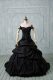 Sumptuous Black Sleeveless Pick Ups and Hand Made Flower Lace Up Quinceanera Dresses