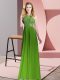 Custom Design Sleeveless Backless Floor Length Beading Prom Dress
