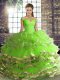 Top Selling Ball Gowns Quinceanera Dresses Off The Shoulder Tulle Sleeveless Floor Length Lace Up