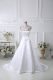 Eye-catching White Strapless Lace Up Pattern Bridal Gown Brush Train Sleeveless
