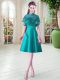 Dazzling Cap Sleeves Ruffled Layers Lace Up Prom Party Dress