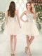 Low Price Tulle Sweetheart Sleeveless Lace Up Beading Evening Dress in Champagne