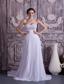 Brand New Empire Sweetheart Court Train Chiffon Beading Wedding Dress