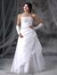 Vinton Iowa Appliques With Beading Decorate Up Bodice Taffeta and Organza Floor-length 2013 Wedding Dress