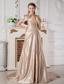 Affordable A-line Sweetheart Court Train Satin Appliques Wedding Dress